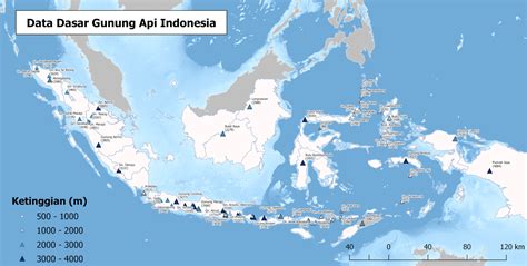 data dasar gunung api indonesia